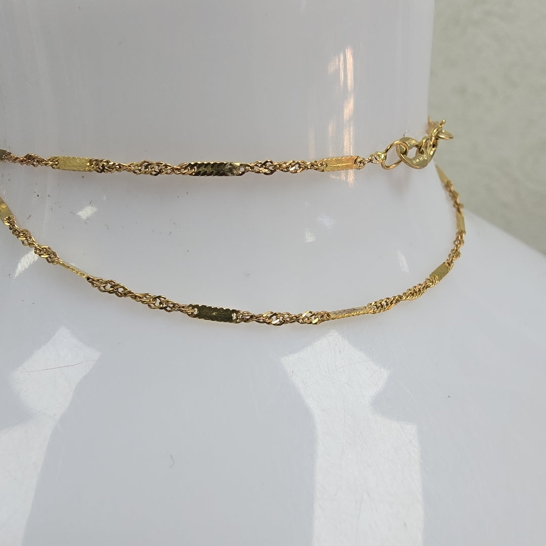 CADENA ORO 14 K 1,60 GRMS (SEMINUEVO)
