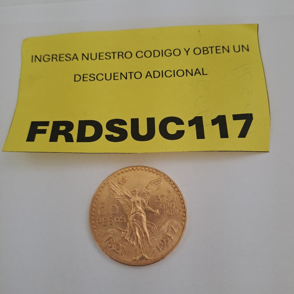 K1 41,50 GRMS 21 K IDENTIFICACIÓN MONEDA NOMINATIVA MONEDAS PESOS 50 PESOS (SEMINUEVO)