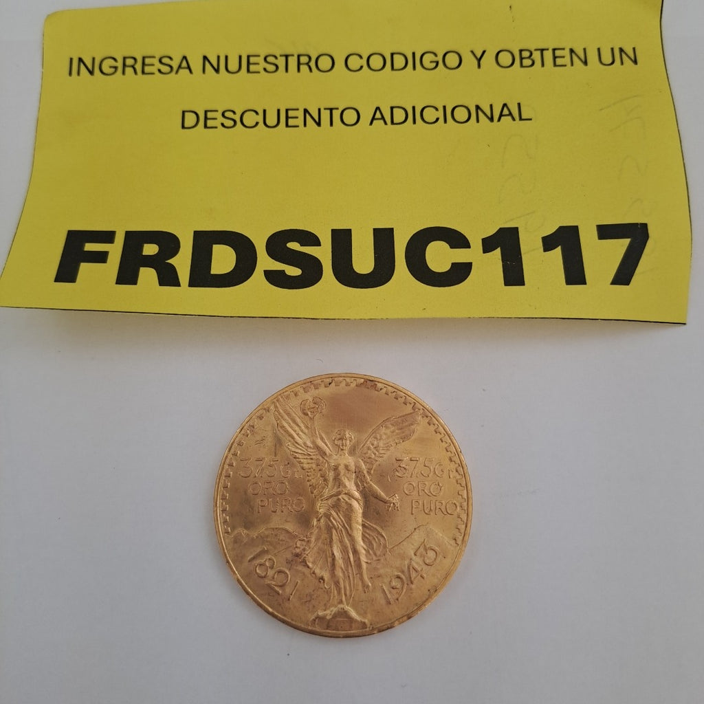 K1 41,60 GRMS 21 K IDENTIFICACIÓN MONEDA NOMINATIVA MONEDAS PESOS 50 PESOS (SEMINUEVO)
