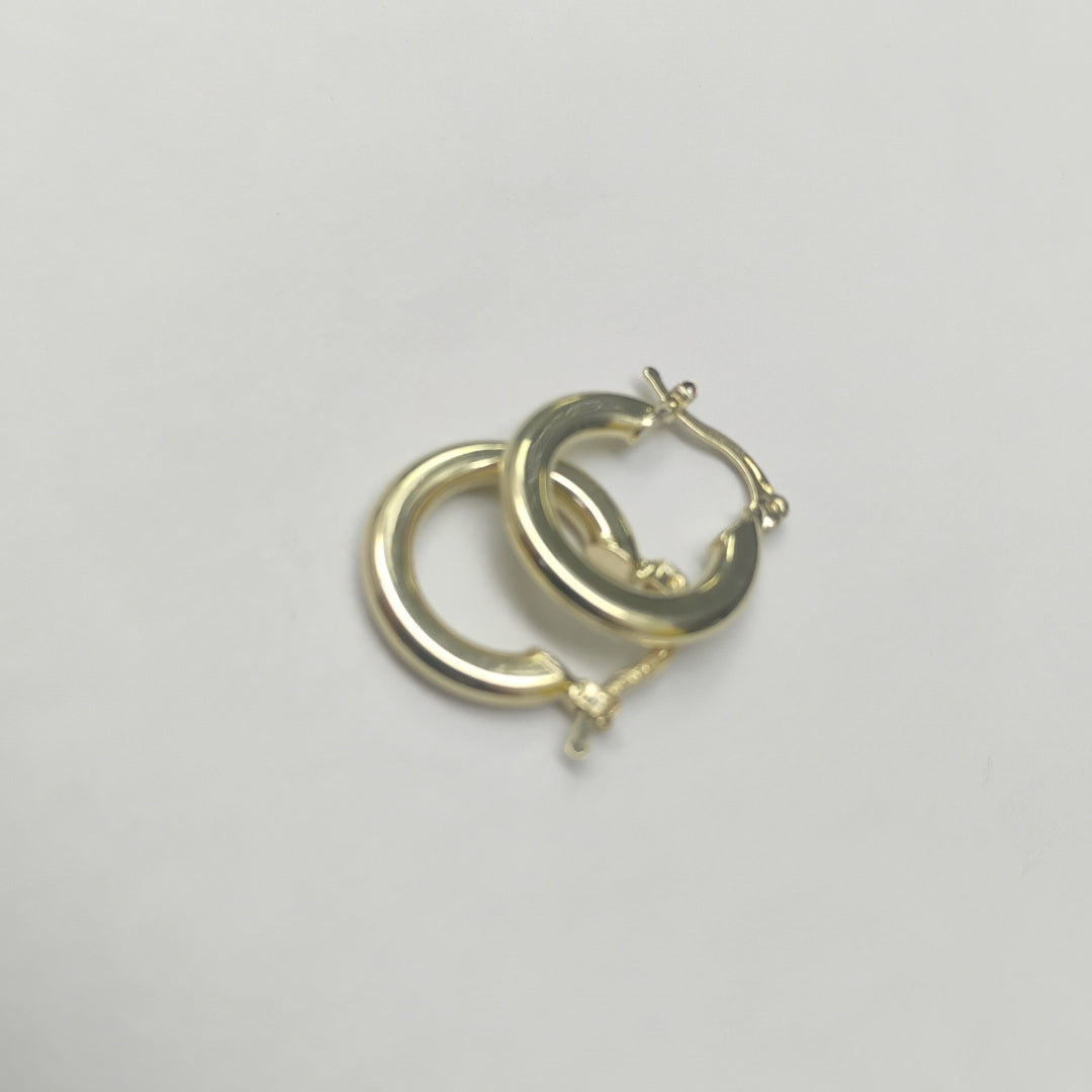 ARETES ARRACADAS 14K 1.6 GR (NUEVO)