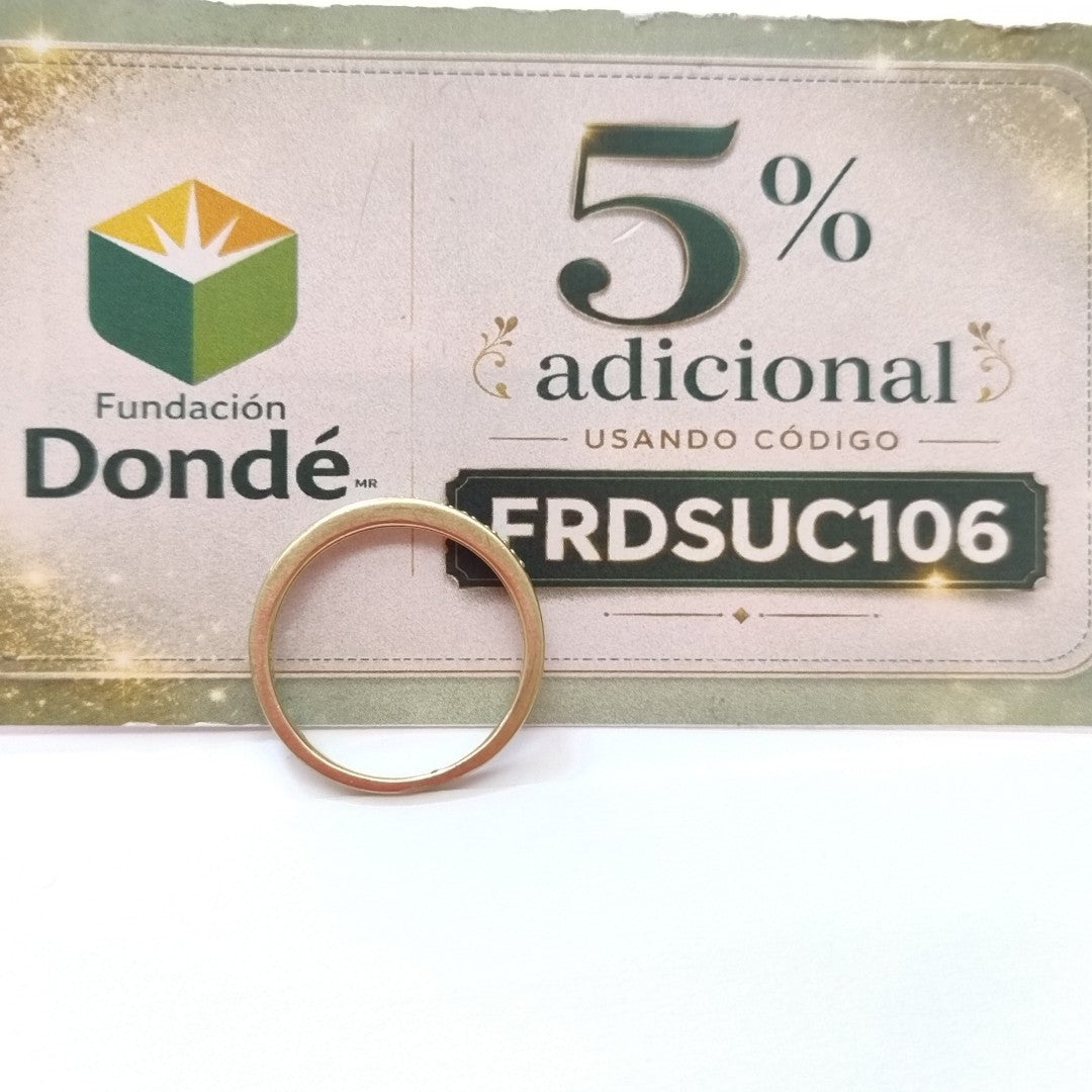 ANILLITO ORO 10 K 1.7 GRMS (SEMINUEVO)