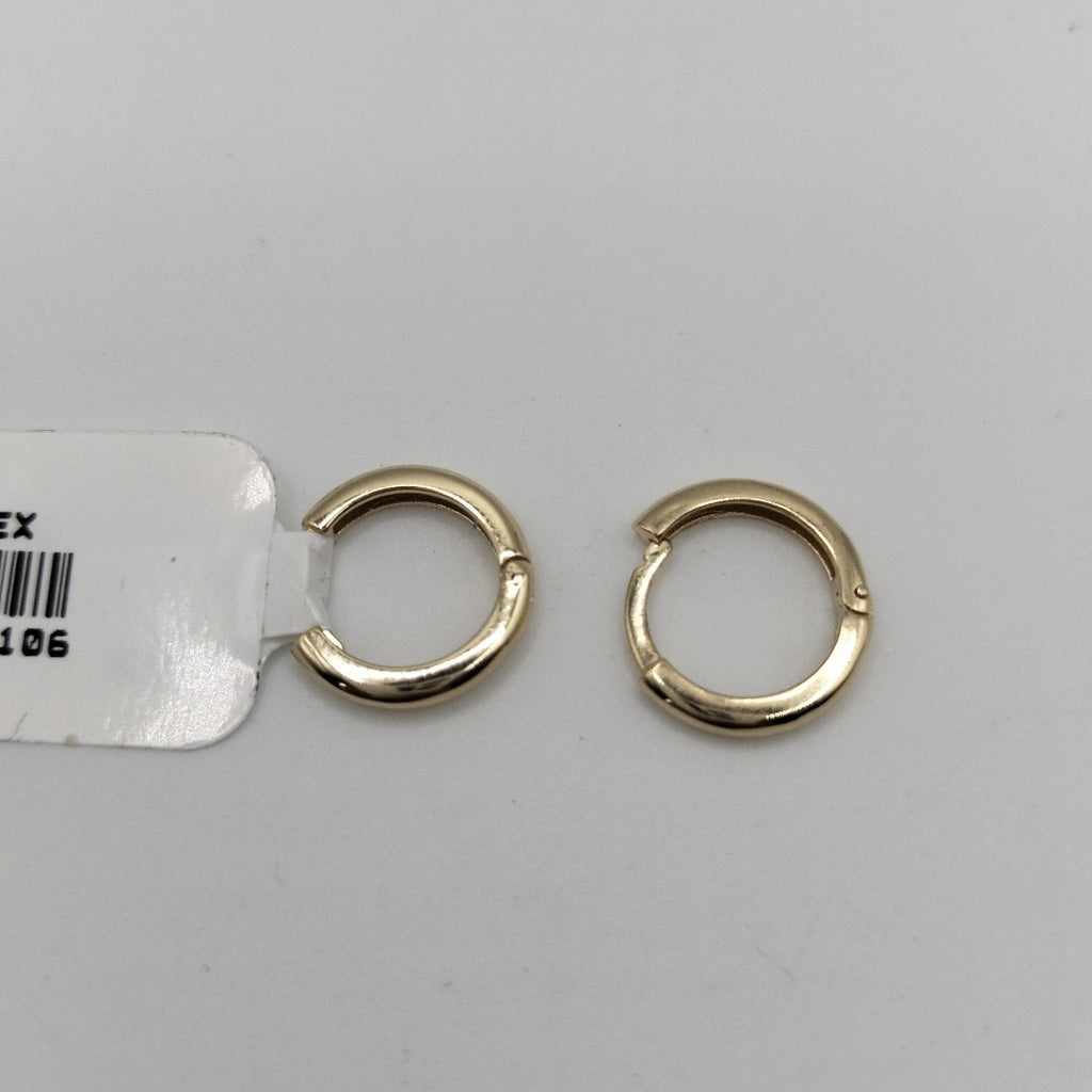 ARETES ARRACADAS LISAS 10K 1.2 GR (NUEVO)