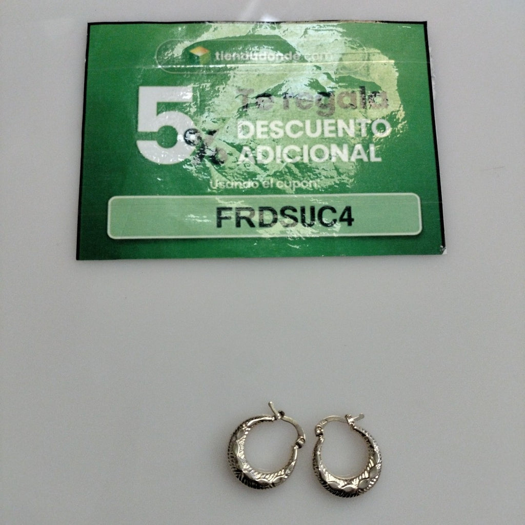 ARETES ARRACADAS HUECAS 14K 1.8 GR (NUEVO)