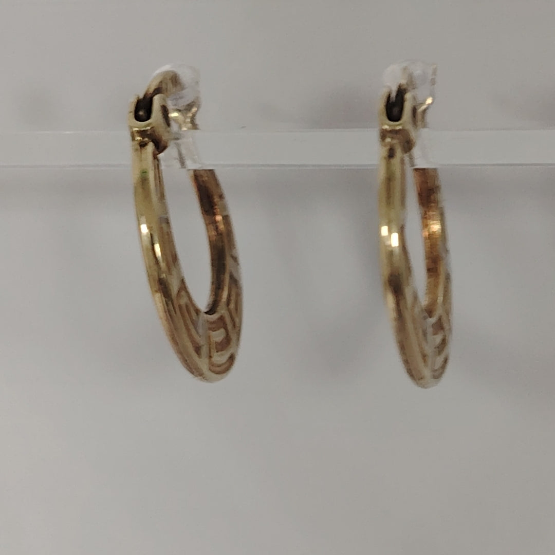 ARRACADAS PAR ORO 10 K 1,20 GRMS (SEMINUEVO)