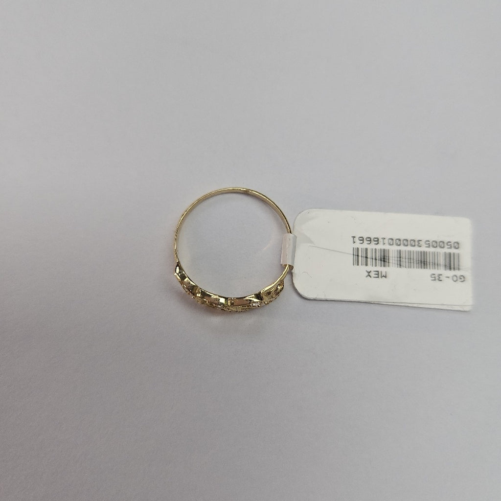 ANILLOS CON CIRCONIAS 14K TALLA 8 1.4 GR (NUEVO)