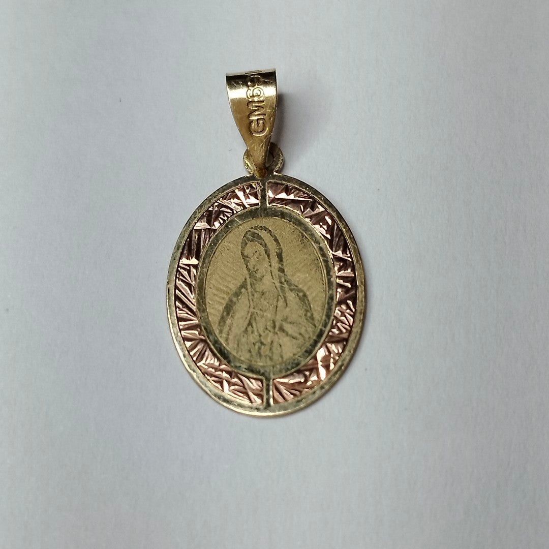 MEDALLA RELIGIOSA ORO 10 K 0,50 GRMS (SEMINUEVO)