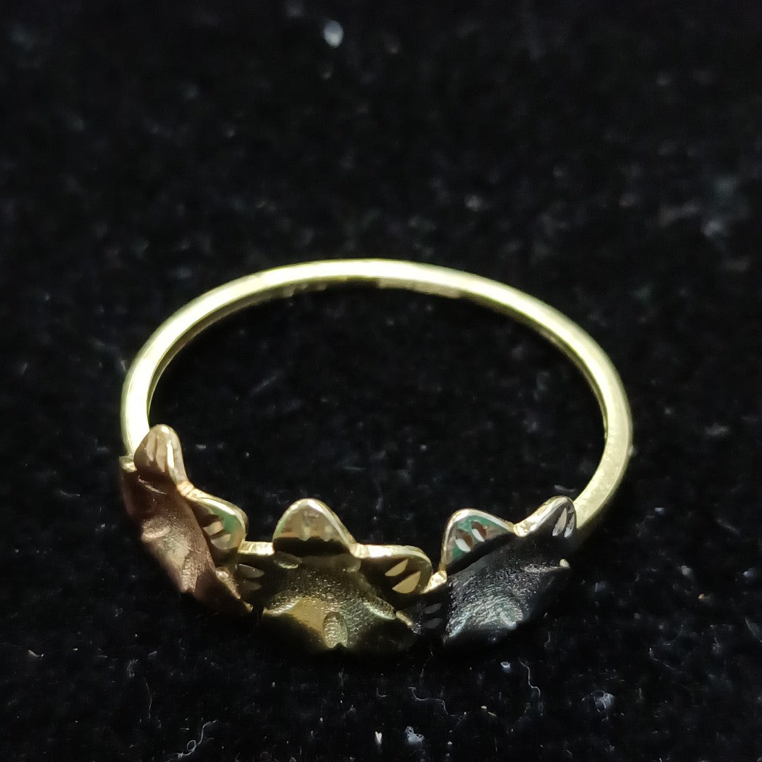 ANILLOS ANILLITO FIG FLORES 10K TALLA 8 1.3 GR (NUEVO)
