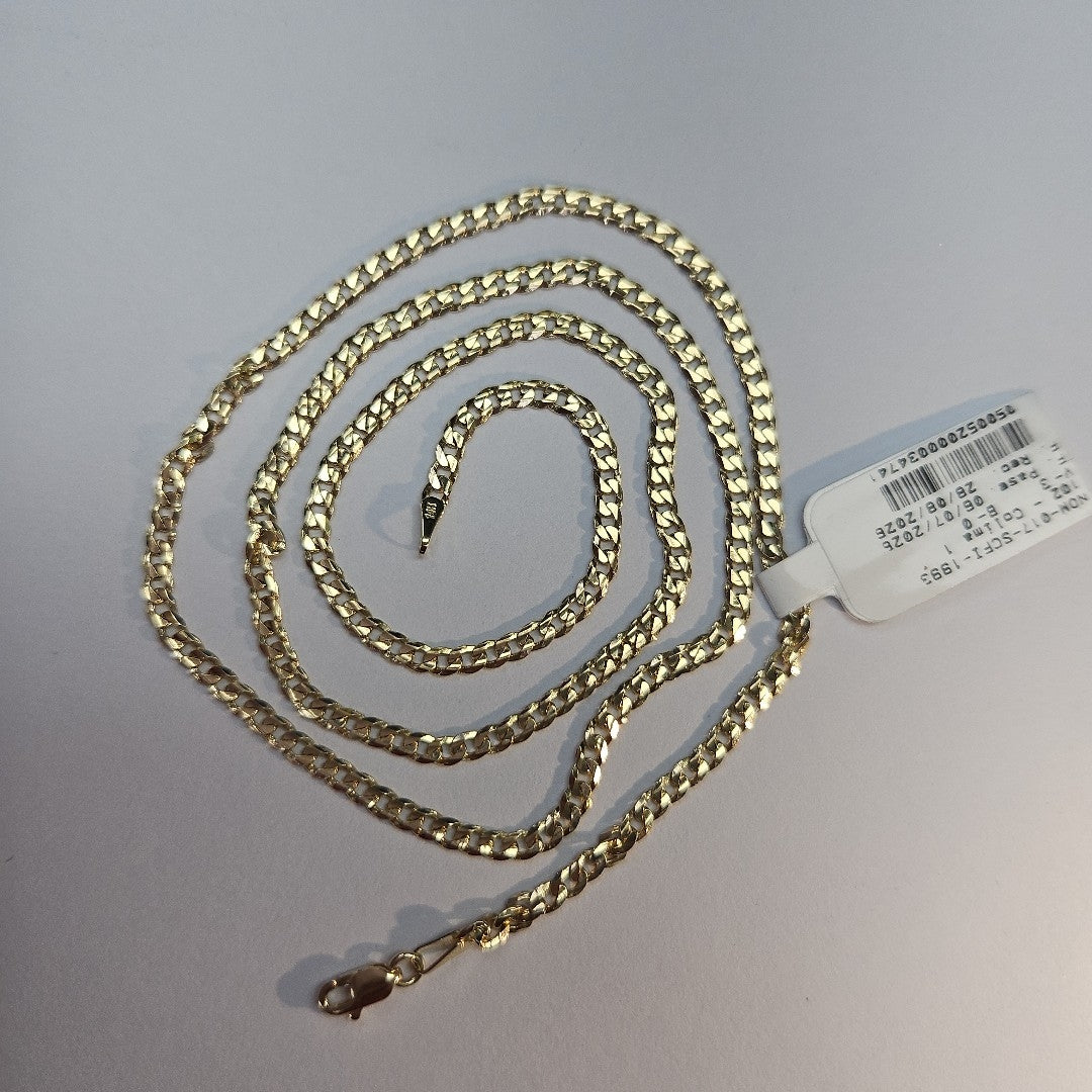CADENA BARBADA 14K 60 CM 10 GR (NUEVO)