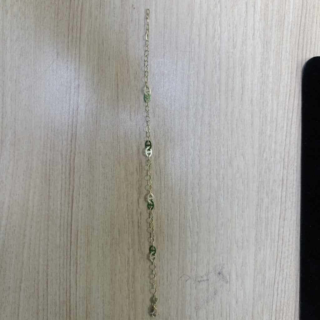 PULSERA ESPECIAL 14K 21 CM 1.8 GR (NUEVO)