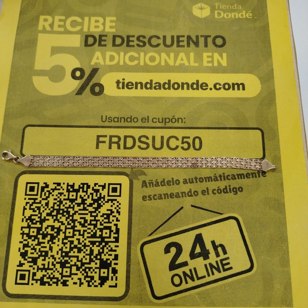 PULSERA ORO 10 K 6,90 GRMS (SEMINUEVO)