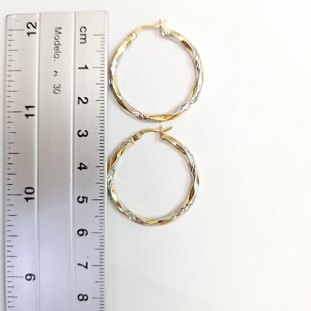 ARRACADAS PAR ORO 14 K 2.1 GRMS (SEMINUEVO)