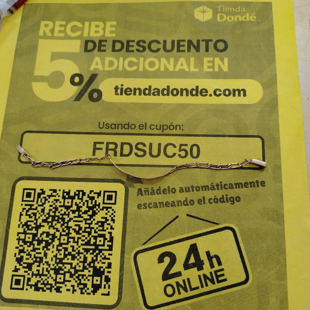 ESCLAVA ORO 10 K 4,80 GRMS (SEMINUEVO)