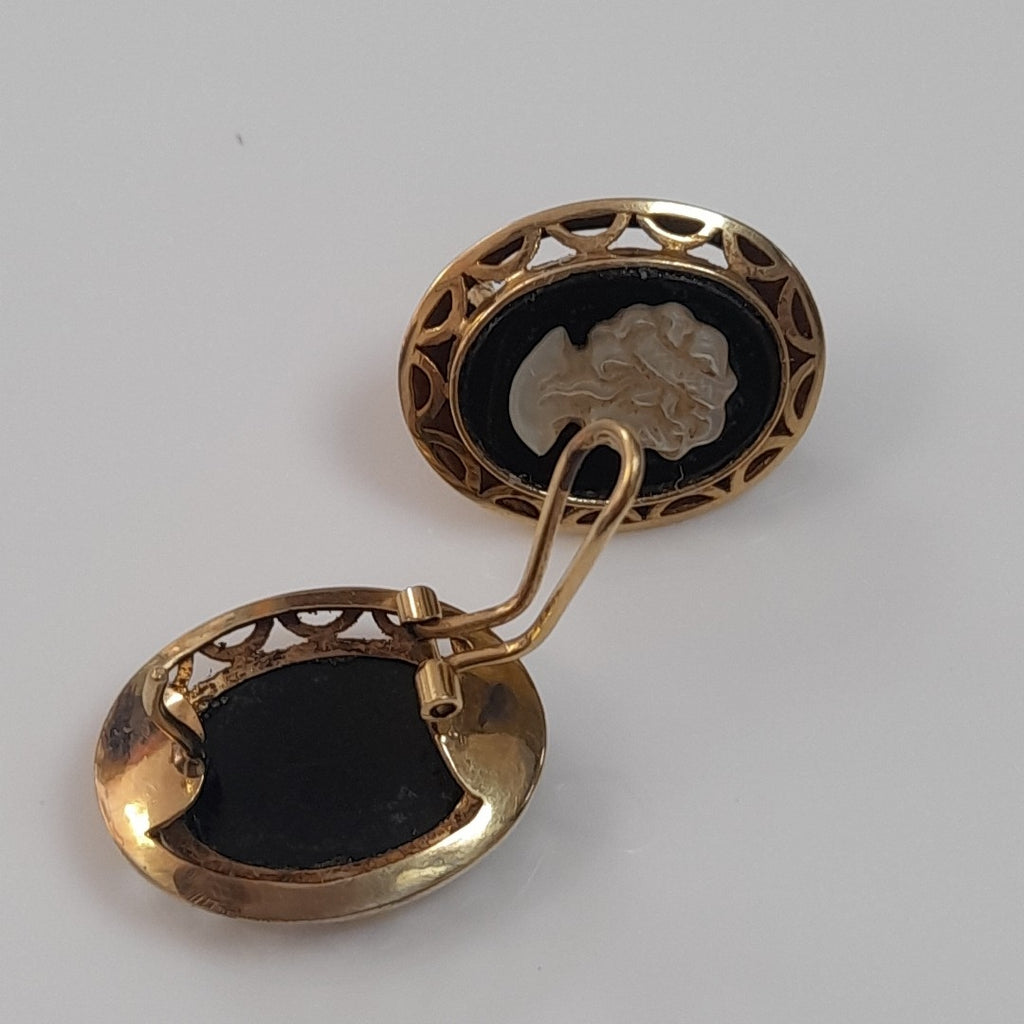 ARETES PAR ORO 14 K 13,10 GRMS (SEMINUEVO)