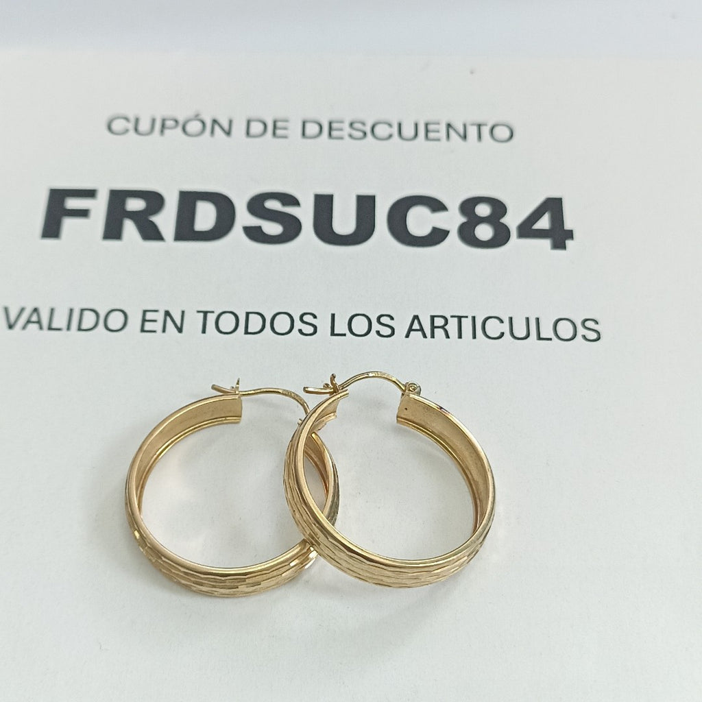 ARRACADAS PAR ORO 10 K 3,00 GRMS (SEMINUEVO)