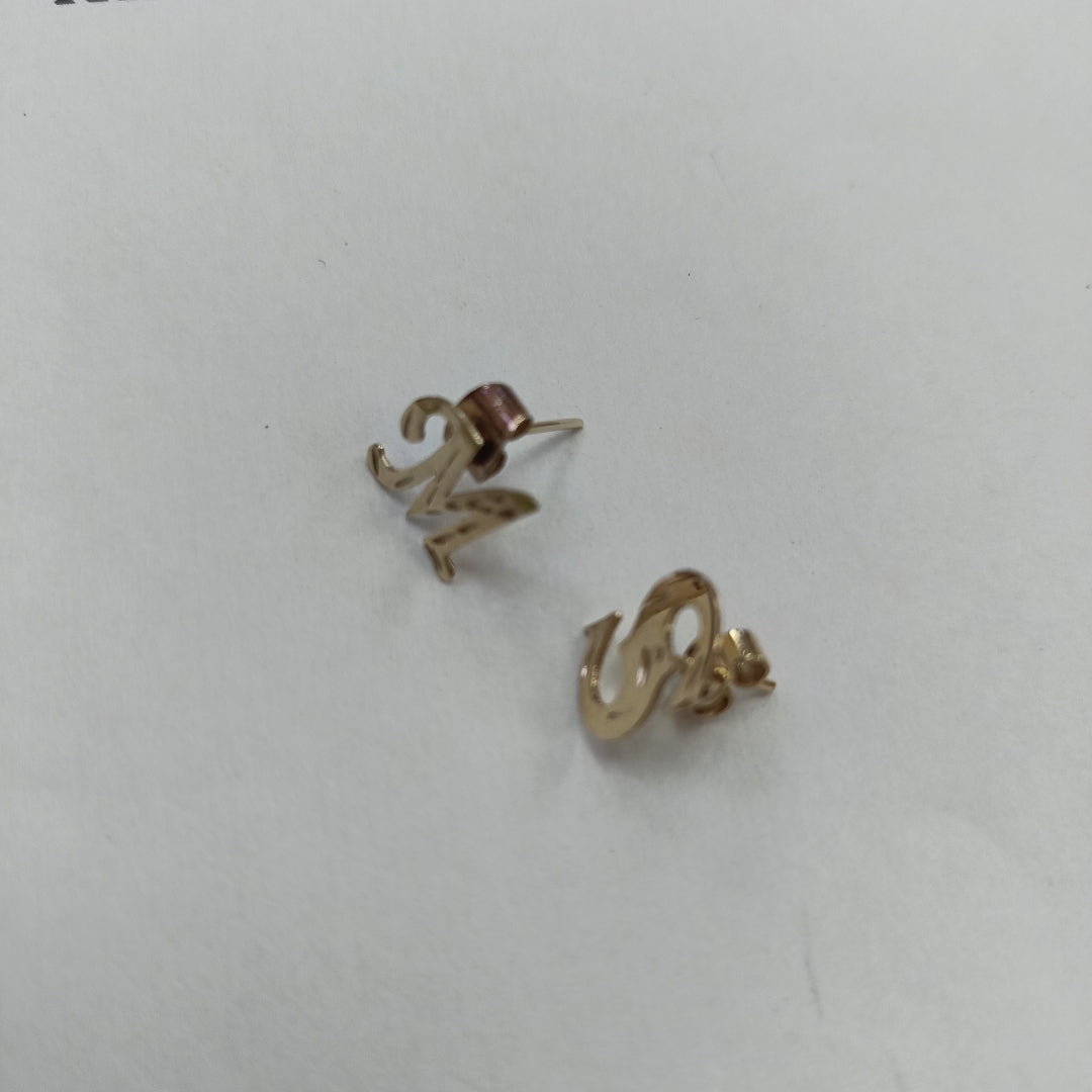 ARETES PAR ORO 10 K 1.1 GRMS (SEMINUEVO)