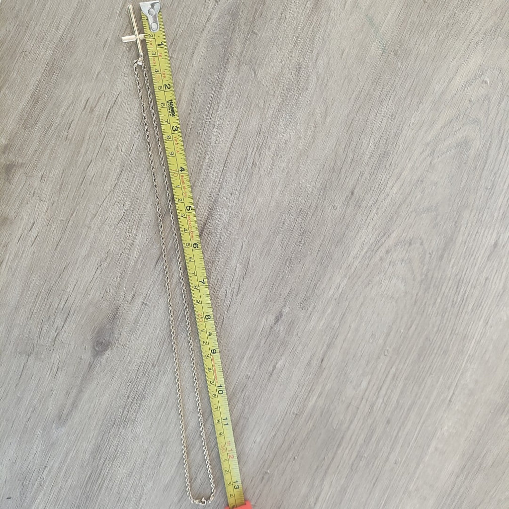 CADENA, CRUCIFIJO ORO 10 K 5.3 GRMS (SEMINUEVO)
