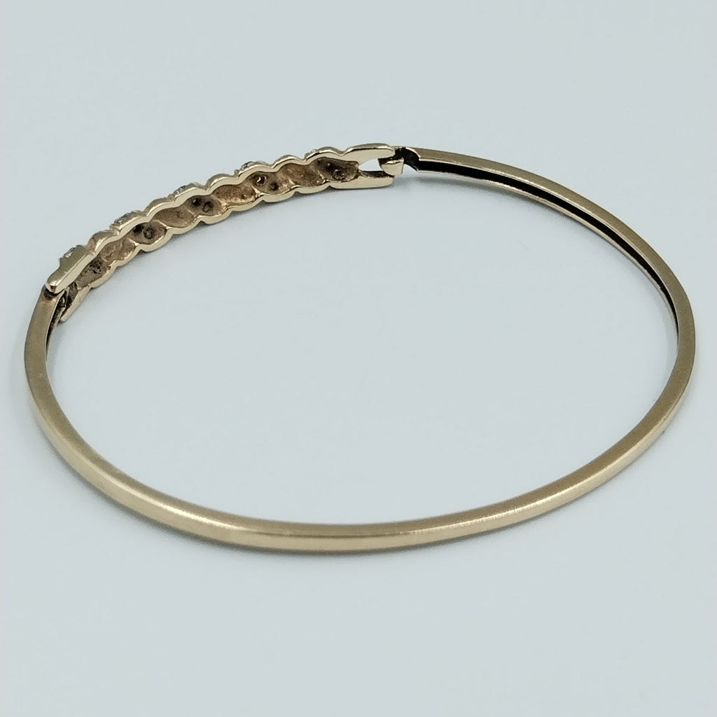 PULSERA RIGIDA ORO 10 K 6.3 GRMS (SEMINUEVO)