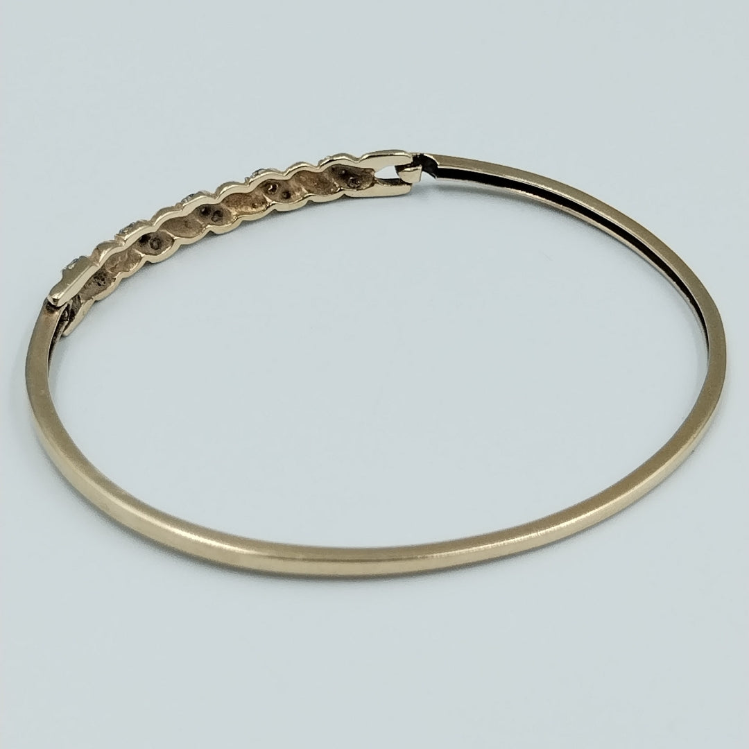 PULSERA RIGIDA ORO 10 K 6.3 GRMS (SEMINUEVO)