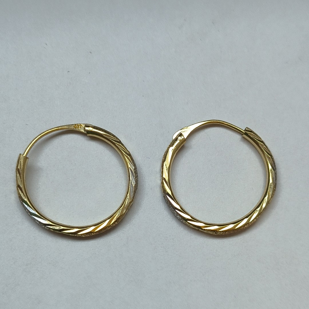 ARRACADAS PAR ORO 10 K 1,40 GRMS (SEMINUEVO)