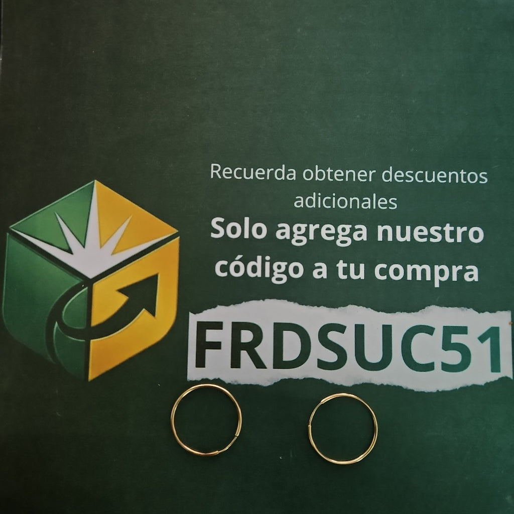 ARRACADAS PAR ORO 10 K 1,10 GRMS (SEMINUEVO)