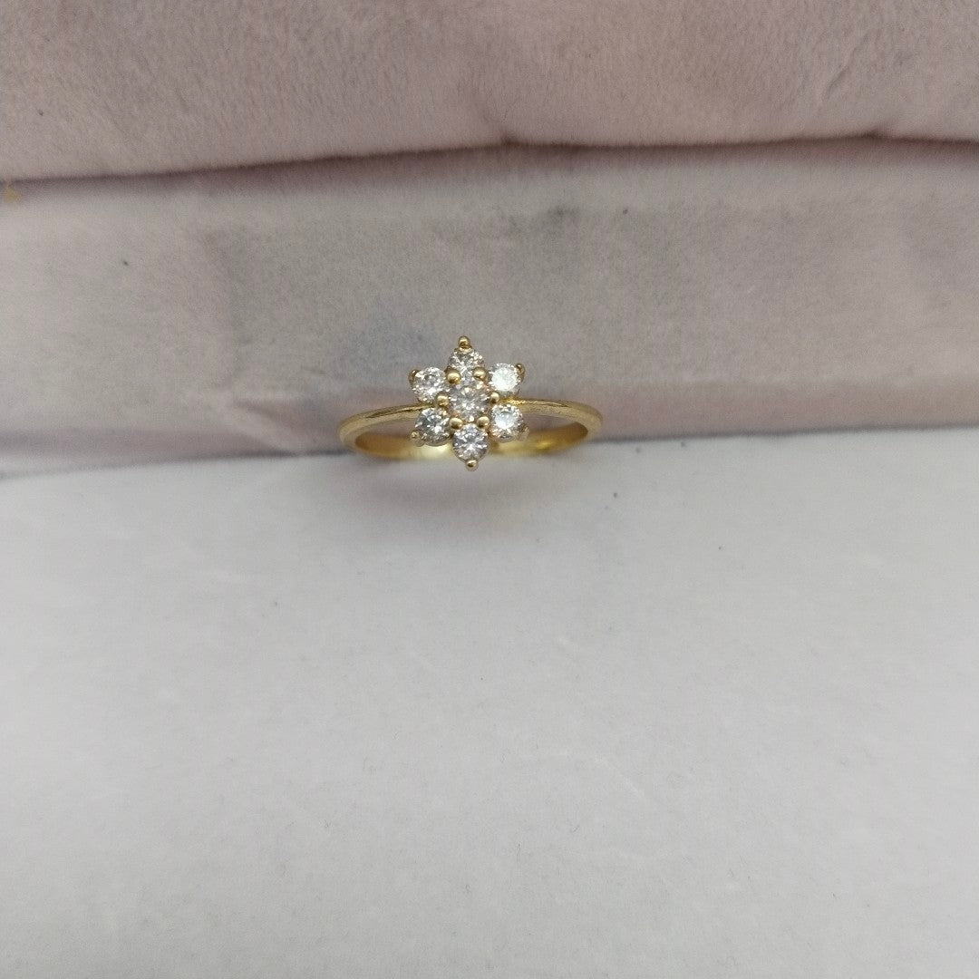 ANILLOS C/CIRCONIA ORO 10K TALLA 8 2 GR (NUEVO)