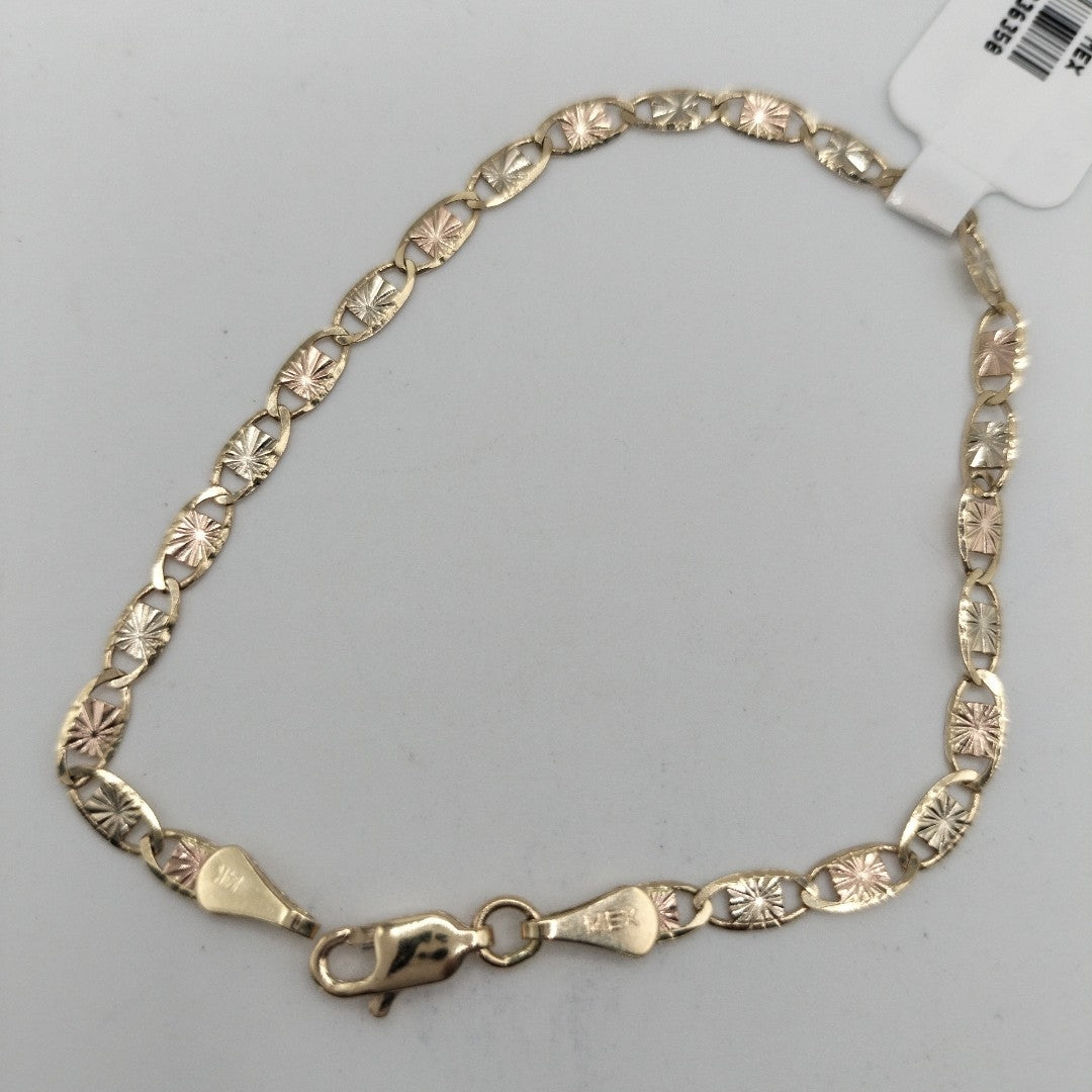PULSERA GUCHI 14K 18 CM 3.1 GR (NUEVO)