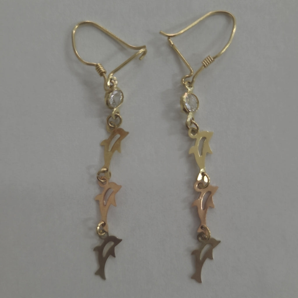 ARETES PAR ORO 10 K 1.5 GRMS (SEMINUEVO)