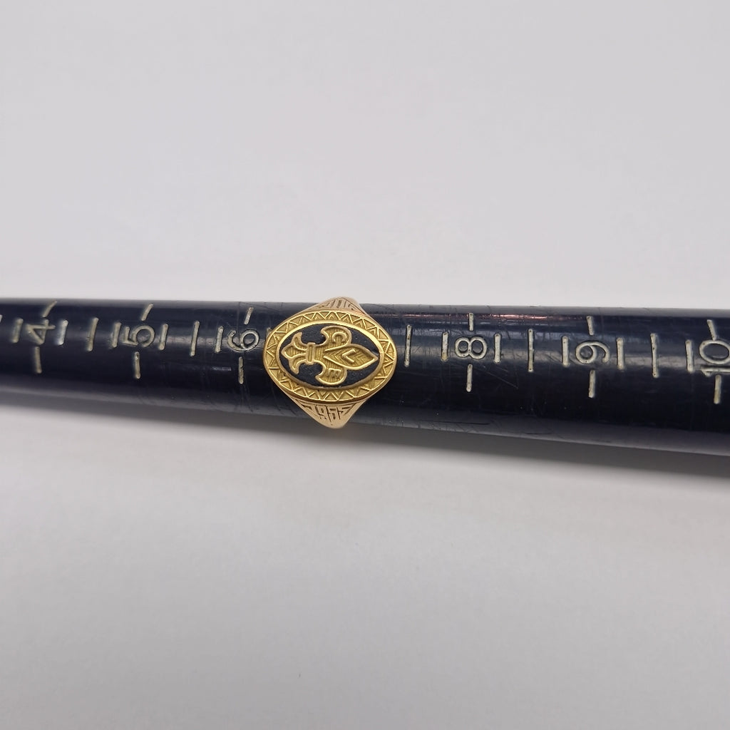 ANILLO DE GRADUACIÓN ORO 14 K 5.1 GRMS (SEMINUEVO)