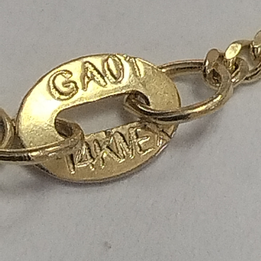 CADENAS TEJIDO 3X1 ORO 14K 55 CM 2.7 GR (NUEVO)