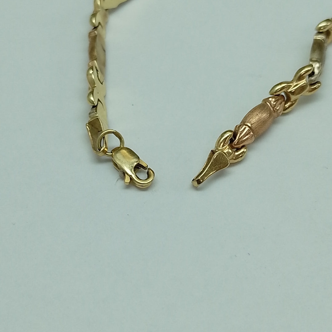 PULSERA ORO 14 K 4.5 GRMS (SEMINUEVO)