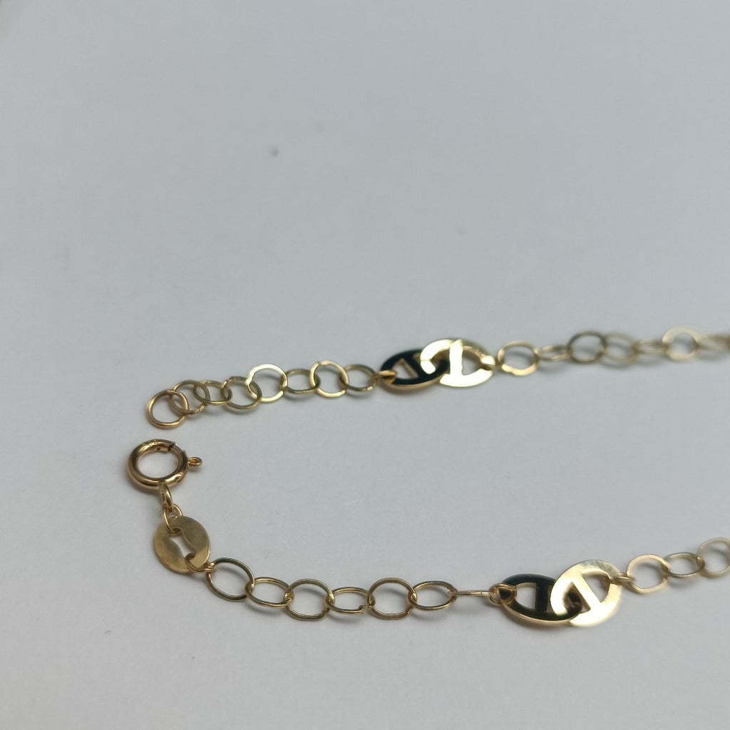 PULSERA ESPECIAL 14K 18 CM 1.5 GR (NUEVO)