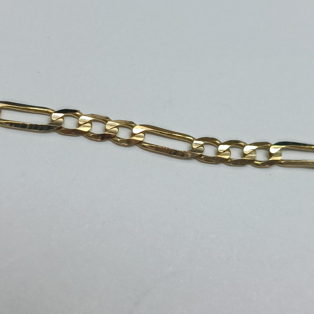 PULSERA TEJIDO 3X1 14K 21 CM 3 GR (NUEVO)