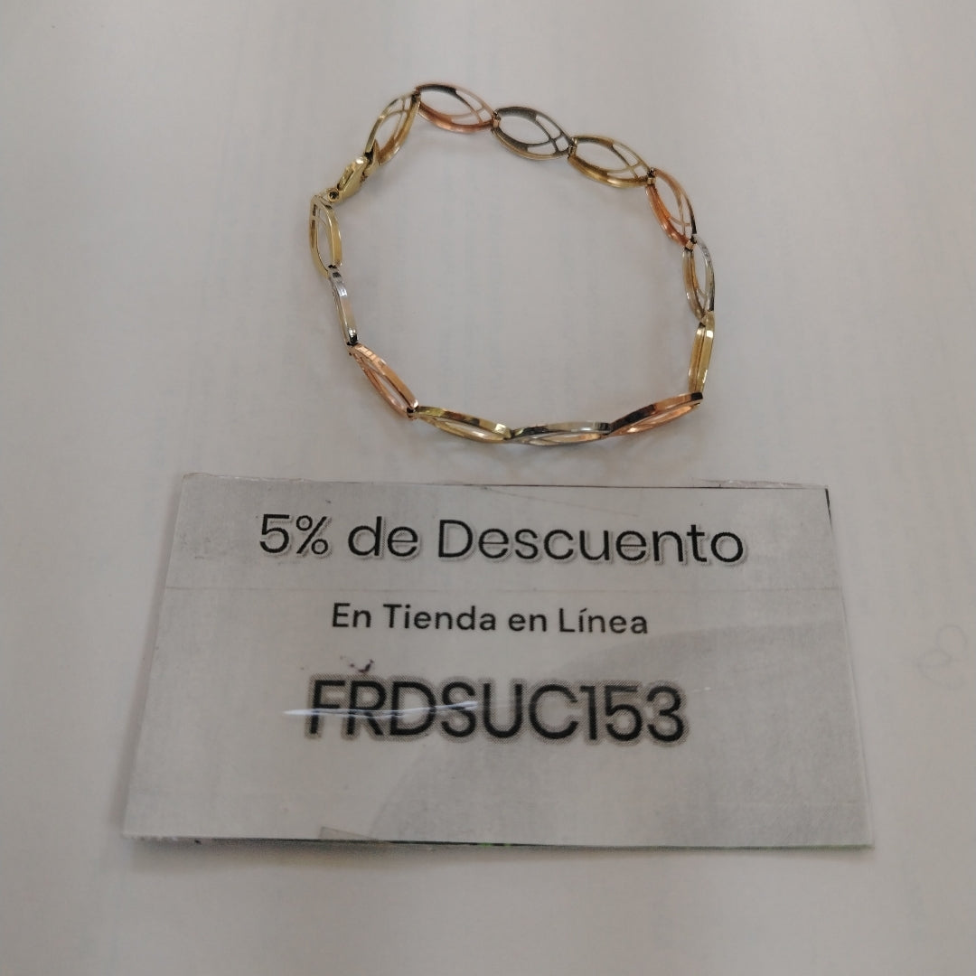 PULSERA ORO, ORO COMBINADO 10 K 3 GRMS (SEMINUEVO)