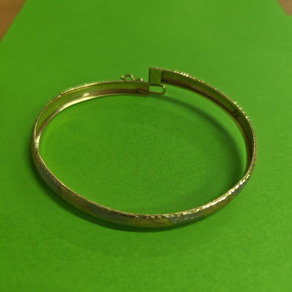 PULSERA RIGIDA ORO 14 K 5,20 GRMS (SEMINUEVO)