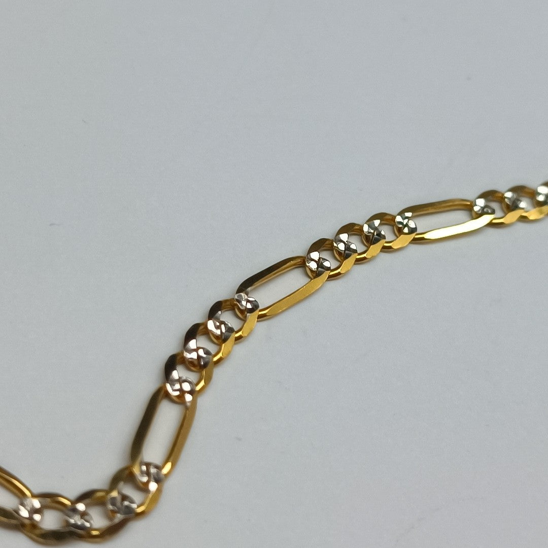 PULSERA 3X1 14K 18 CM 3.9 GR (NUEVO)