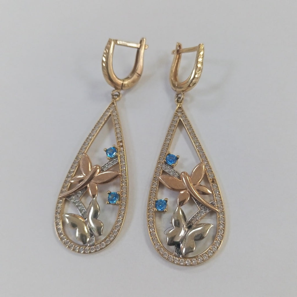 ARETES PAR ORO 14 K 7.7 GRMS (SEMINUEVO)