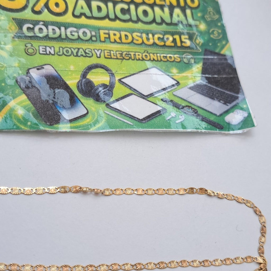 CADENA ORO 10 K 1.5 GRMS (SEMINUEVO)
