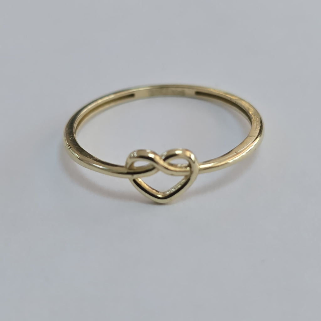 ANILLOS ANILLITO FIG CORAZON 10K TALLA 7 0.8 GR (NUEVO)
