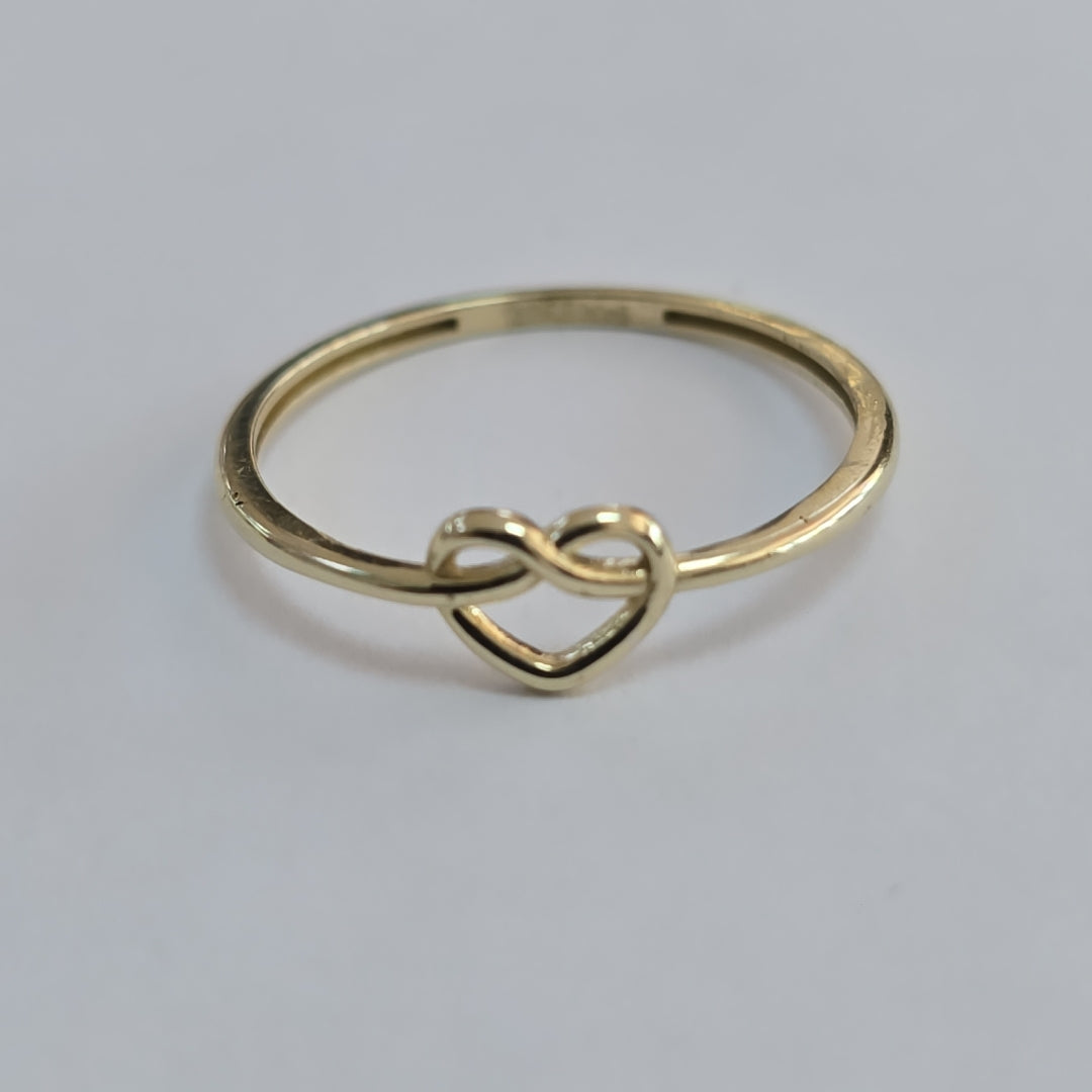 ANILLOS ANILLITO FIG CORAZON 10K TALLA 7 0.8 GR (NUEVO)