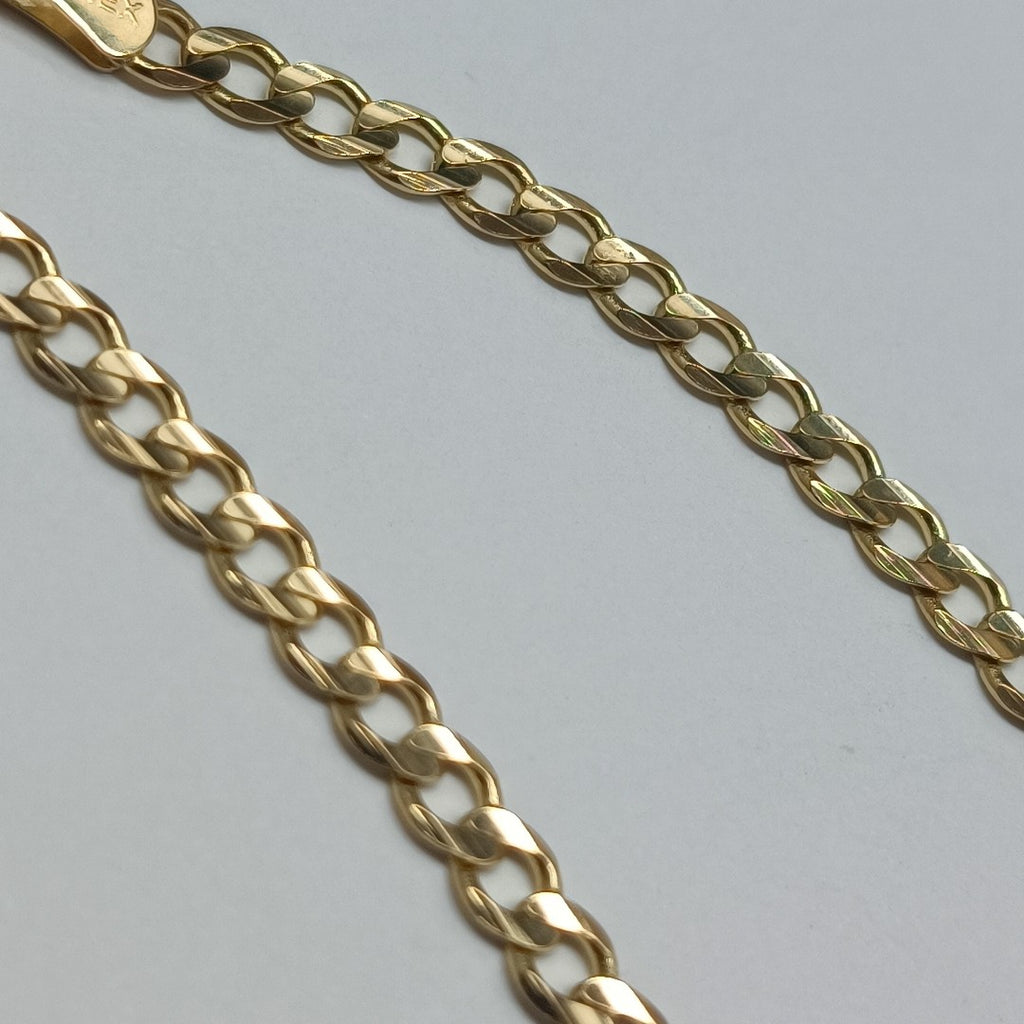 PULSERA BARBADA 14K 21 CM 5 GR (NUEVO)