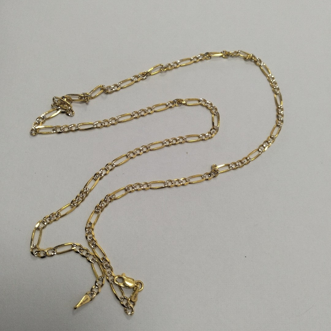 CADENAS 3X1 DIAMANTADA ORO 14K 55 CM 8.5 GR (NUEVO)