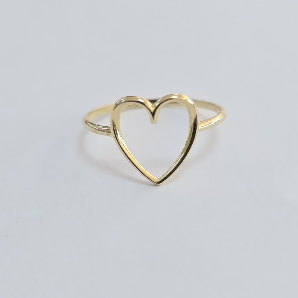 ANILLOS ANILLITO FIG CORAZON 10K TALLA 7 0.8 GR (NUEVO)