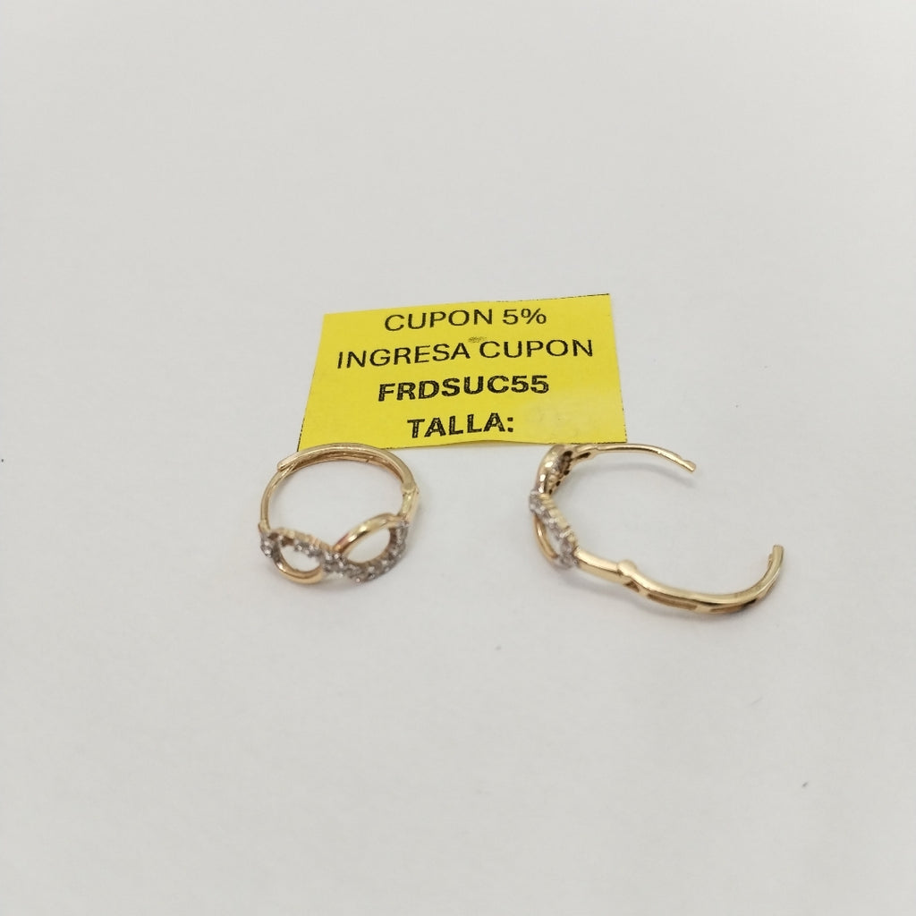 ARRACADAS PAR ORO 14 K 1,70 GRMS (SEMINUEVO)