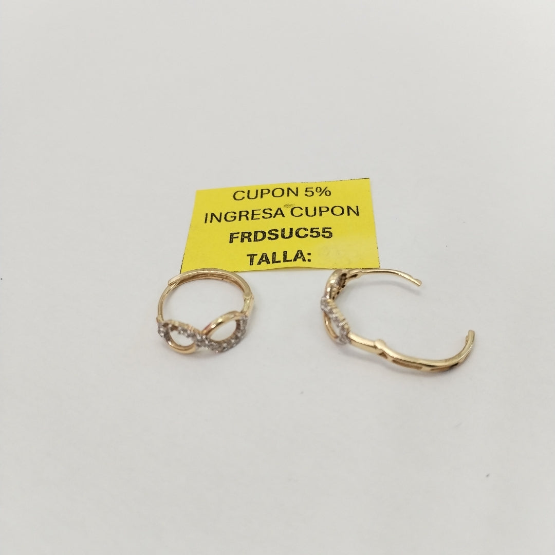 ARRACADAS PAR ORO 14 K 1,70 GRMS (SEMINUEVO)