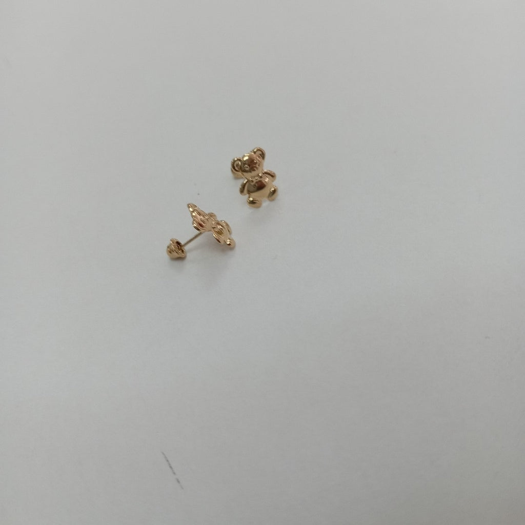 BROQUELES BROQUEL FIG OSO 14K 0.2592 GR (NUEVO)