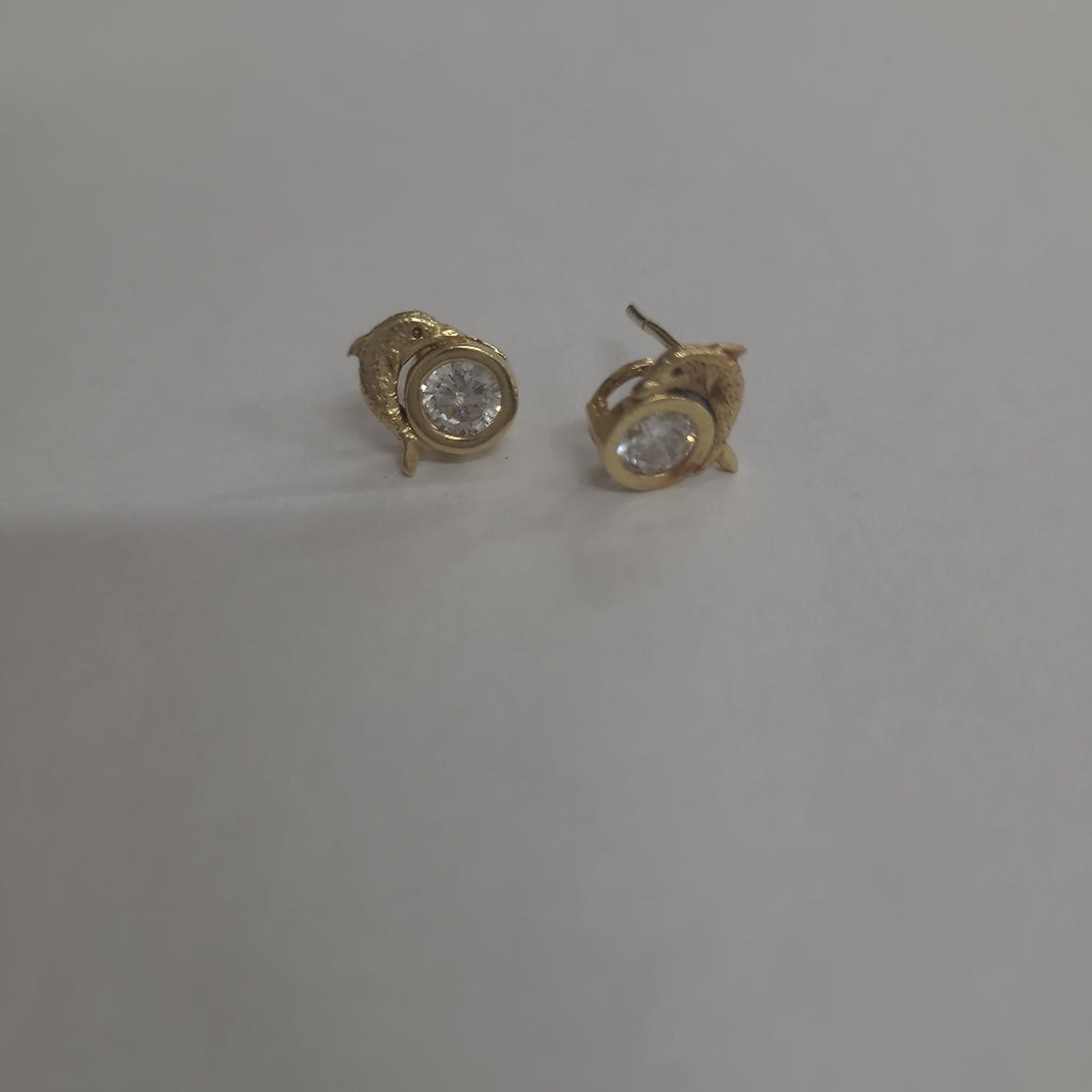 BROQUELES PAR ORO 10 K 2 GRMS (SEMINUEVO)