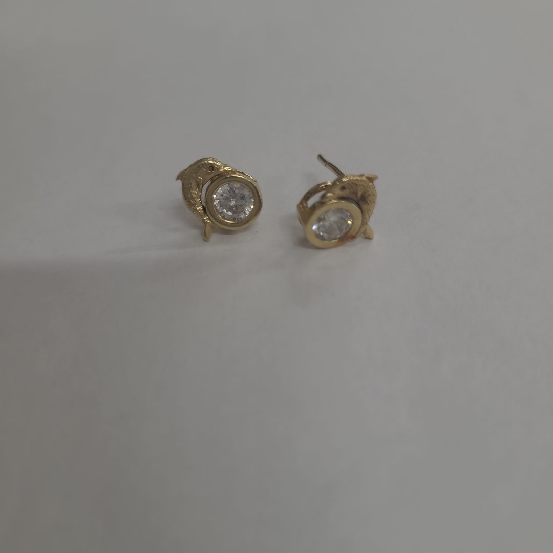 BROQUELES PAR ORO 10 K 2 GRMS (SEMINUEVO)