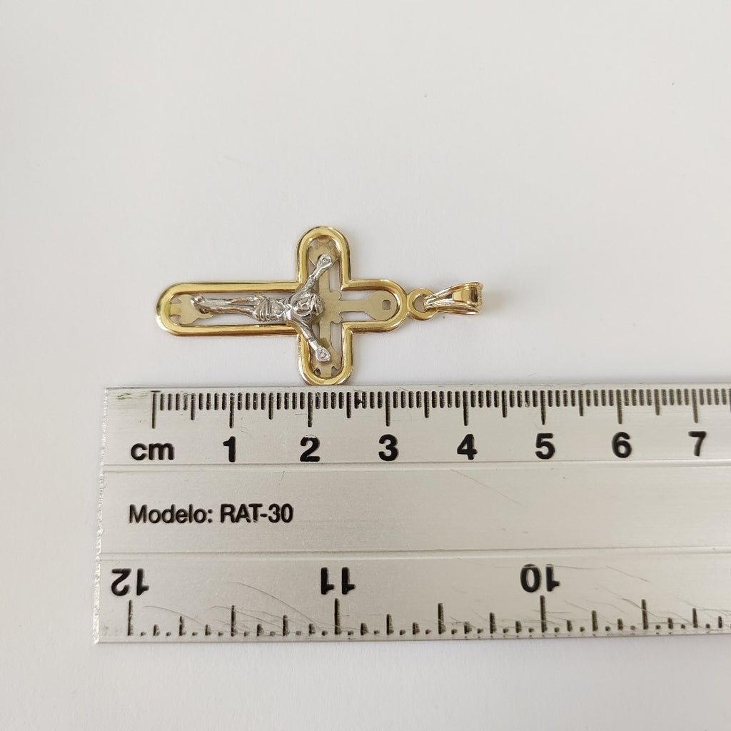 CRUCIFIJO ORO 10 K 3.2 GRMS (SEMINUEVO)