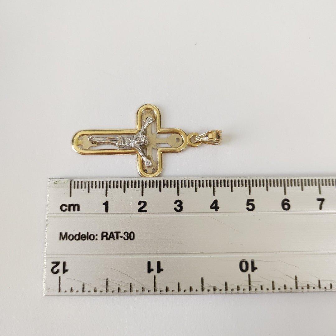 CRUCIFIJO ORO 10 K 3.2 GRMS (SEMINUEVO)