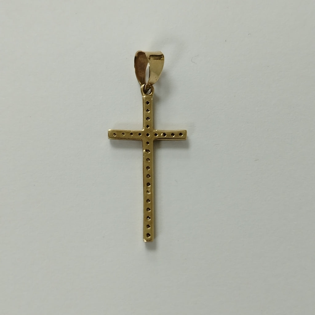 CRUZ, DIJE ORO 14 K 1 GRMS (SEMINUEVO)